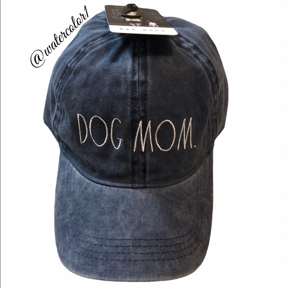 🆕 Rae Dunn Dog Mom Baseball Hat Blue